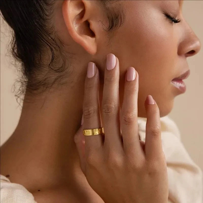 Personalized Name Ring