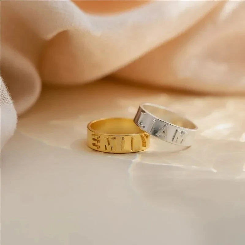 Personalized Name Ring
