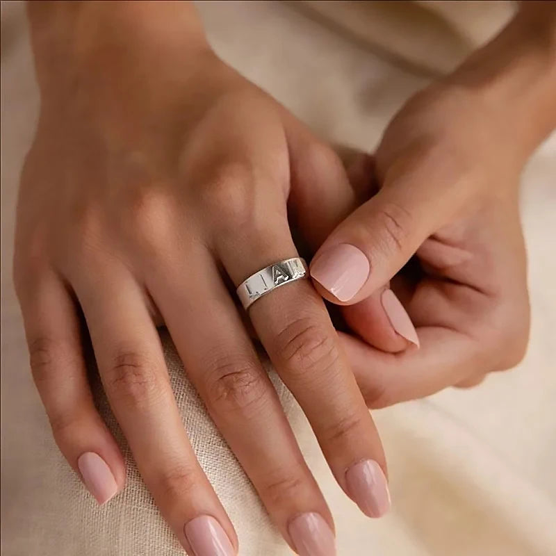 Personalized Name Ring