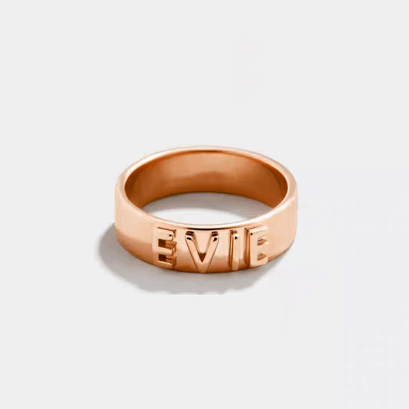 Personalized Name Ring