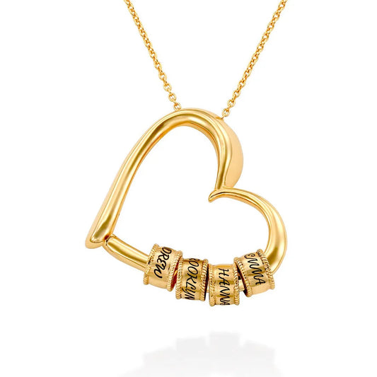 Personalized Heart Necklaces