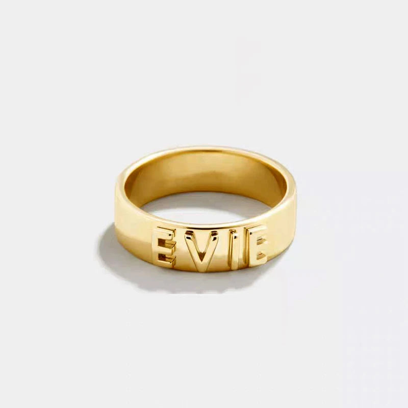 Personalized Name Ring