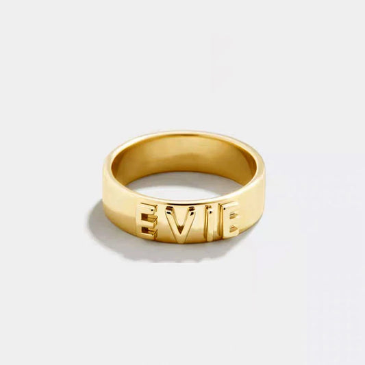 Personalized Name Ring