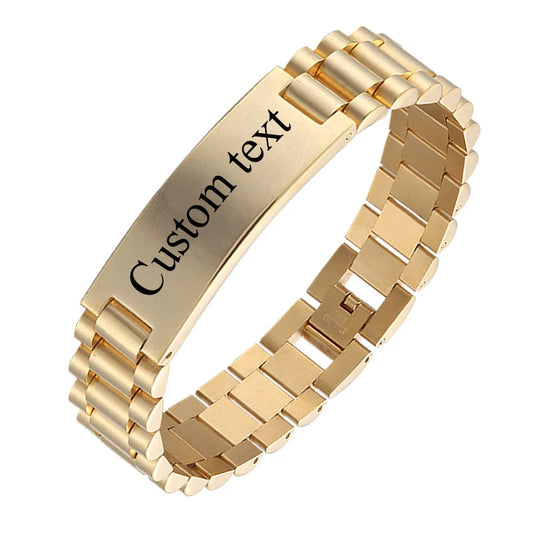 Custom Engraved Bracelet watch band