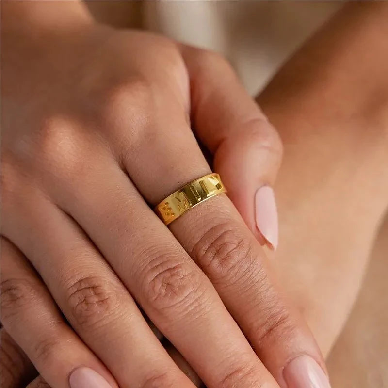 Personalized Name Ring